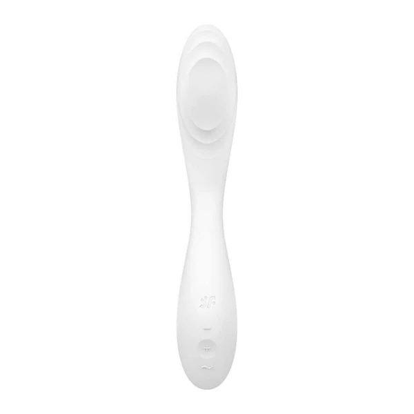 Satisfyer rrrolling pleasure (white) - Wibrator punktu G z rotującą kulką, Biały