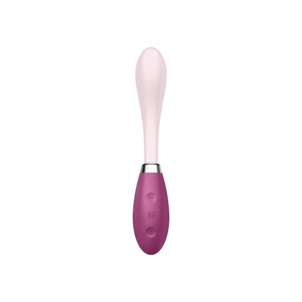 Satisfyer g-spot flex 3 (red) - Wibrator do punktu G elastyczny, Czerwony