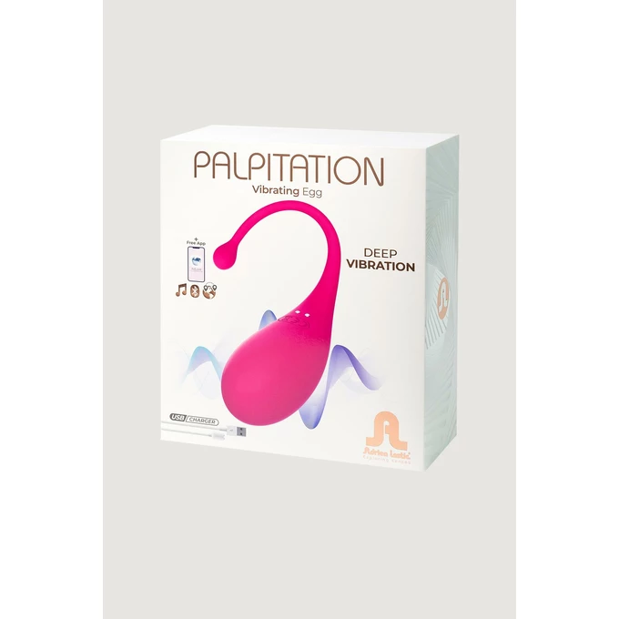 Adrien Lastic Palpitation Fuchsia (Huevo Vibrador + App) - Wibrujące jajeczko z aplikacją na smartfona