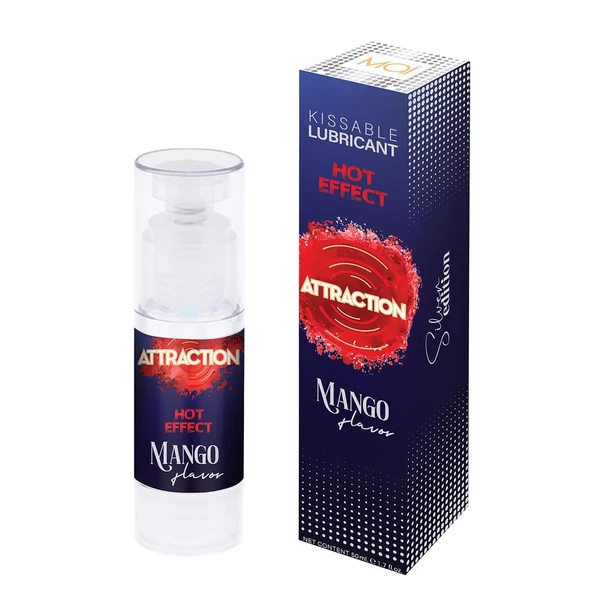 Attraction Lubricant Heat Mango 50 Ml - Lubrykant o smaku Magno