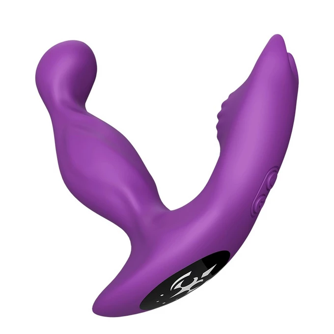 Boss Series Joy Bat King Purple - Wibrujący masażer prostaty z pilotem