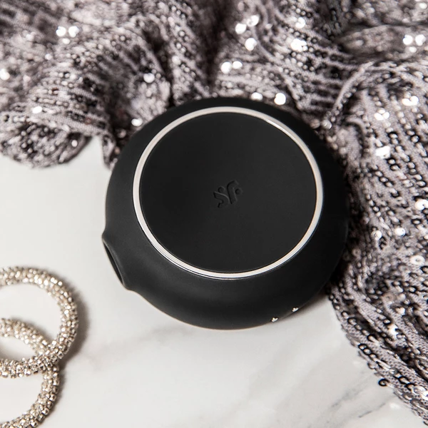 Satisfyer pro to go 3 black - Wibrator łechtaczkowy z stymulacją soniczną, Czarny