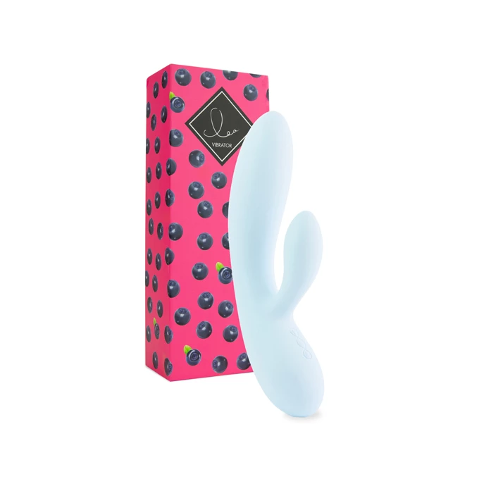 FeelzToys lea rabbit vibrator blueberry - Wibrator króliczek