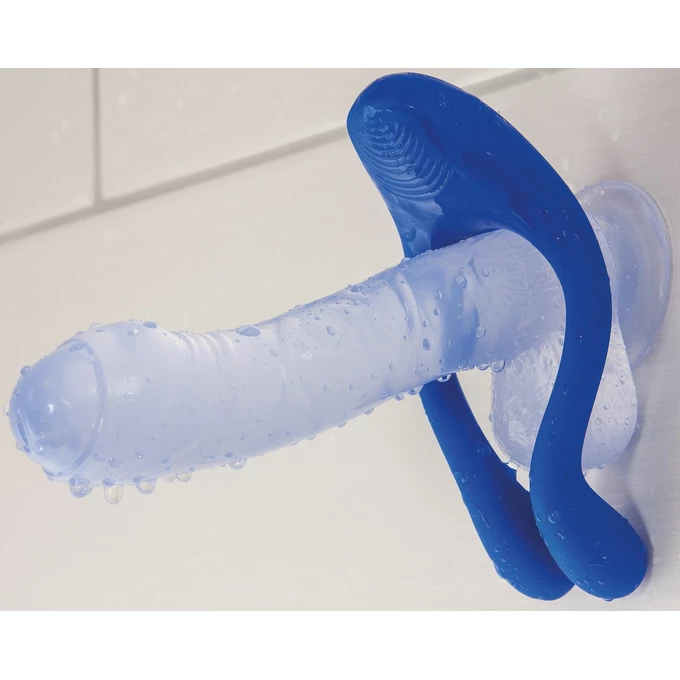 BeauMents doppio blue - Wibrator dla par wielofunkcyjny, Niebieski