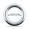 Mr. Cock luxury line steel cockring magnetic lock 50mm - Metalowy pierścień erekcyjny z magnetycznym zapięciem