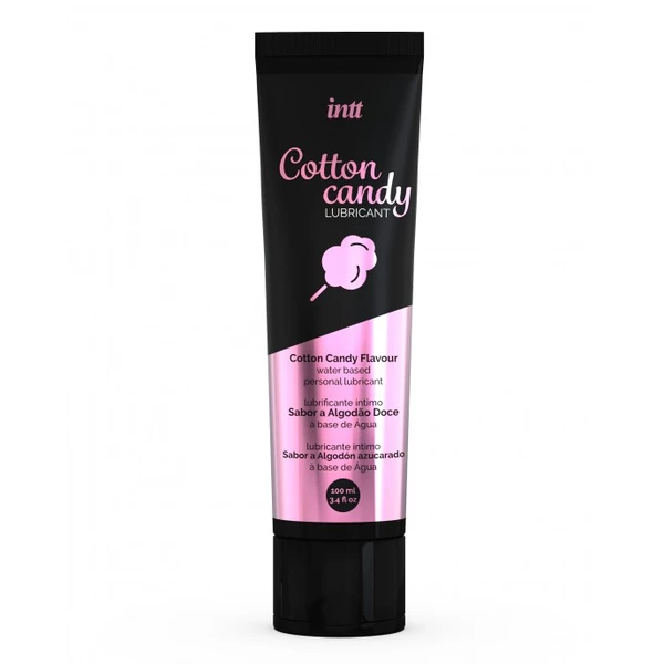 INTT lubrificant cotton candy 100 ml - Lubrykant o smaku waty cukrowej