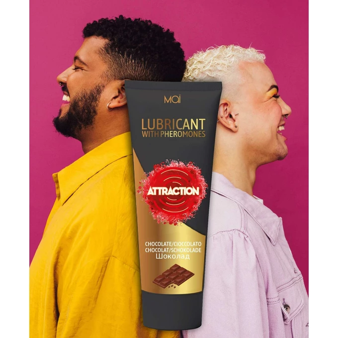 Attraction Lubricant With Pheromones Chocolat 100 Ml - Lubrykant z feromonami czekoladowy