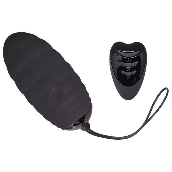 Adrien Lastic Ocean Breeze 2.0 Black Stronger Vibrations - Wibrujące jajeczko z pilotem