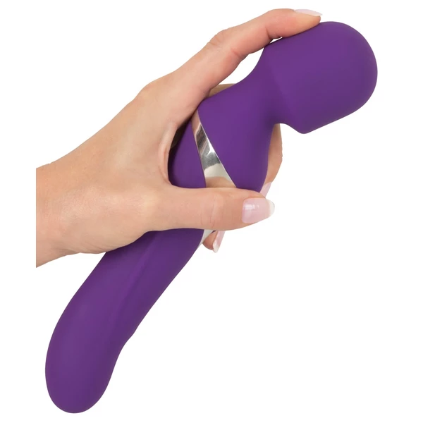 JAVIDA wand &amp; pearl vibrator - Wibrator dwufunkcyjny