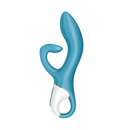 Satisfyer embrace me (turquoise) - Wibrator króliczek, Niebieski