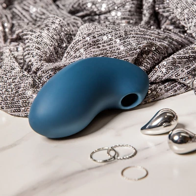 Satisfyer vulva lover 2 blue - Wibrator łechtaczkowy z stymulacją soniczną, Niebieski