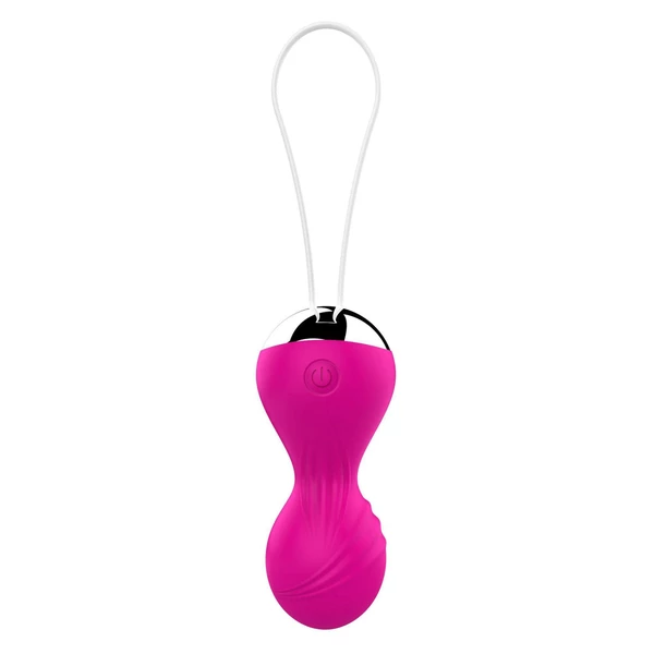 Boss Series Magic Vibrating Silicone Kegel Balls UF Remote - Kulki gejszy z wibracjami na pilota