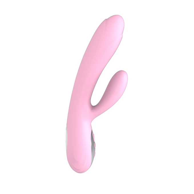 Boss Series joker heating double vibrating massage stick -pink - Wibrator króliczek z podgrzewaniem, Różowy