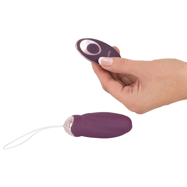 JAVIDA rc rotating love ball - Wibrator kulka z opcją rotacji + pilot