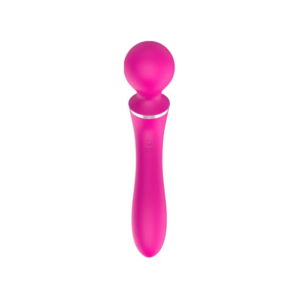 Boss Series Vision Dual Massage 1010 - Wibrator wand z wymienną nakładką