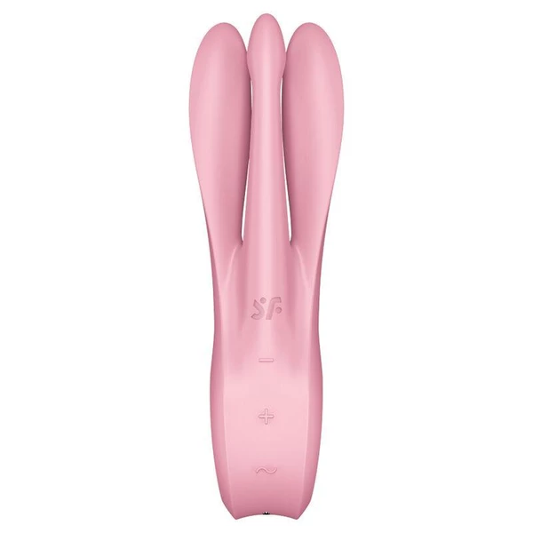 Satisfyer threesome 1 pink - Wibrator z trzema elastycznymi ramionami, Różowy