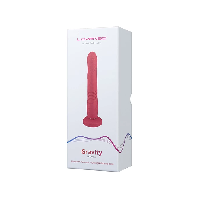 Lovense Gravity - Pulsujące i wibrujące dildo, sterowane aplikacją