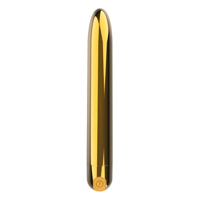 Boss Series Vision Glossy Gold - Wibrator klasyczny, Złoty