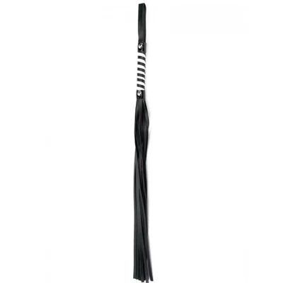 ARGUS Black White Long Stripe Flogger - Pejcz