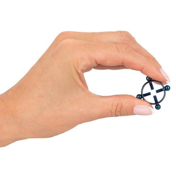 Bad Kitty Nipple Jewellery Bl - Zaciski na sutki, Czarny