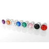 Boss Series Jawellery Green - Korek analny z ozdobnym kamieniem, Zielony