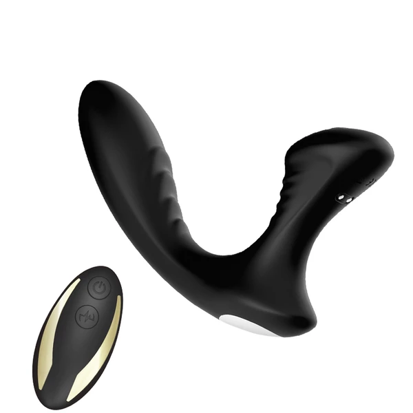 Boss Series storm black (with remote control) - Wibrujący masażer prostaty