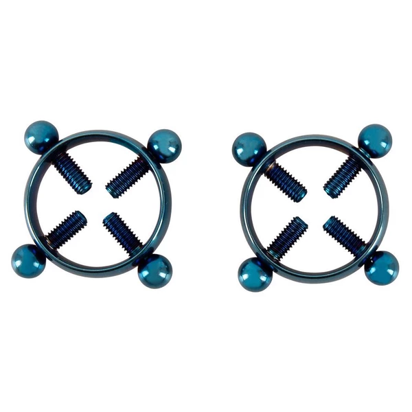 Bad Kitty Nipple Jewellery Bl - Zaciski na sutki, Czarny