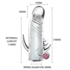 Baile Penis Sleeve Vibrating - Wibrująca nakładka na penisa