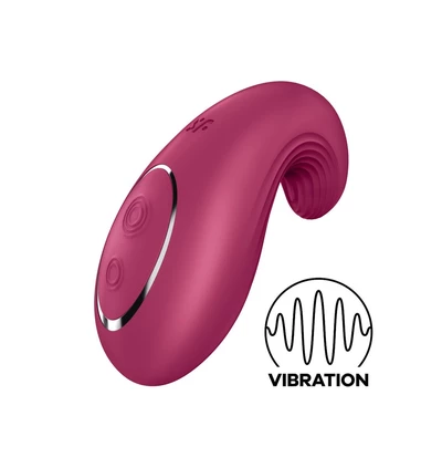 Satisfyer dipping delight berry - Wibrator łechtaczkowy, Różowy