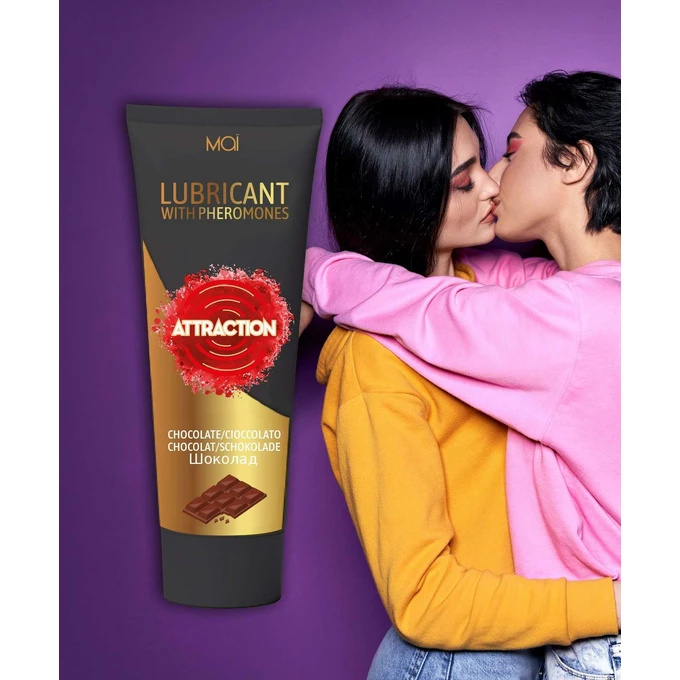 Attraction Lubricant With Pheromones Chocolat 100 Ml - Lubrykant z feromonami czekoladowy