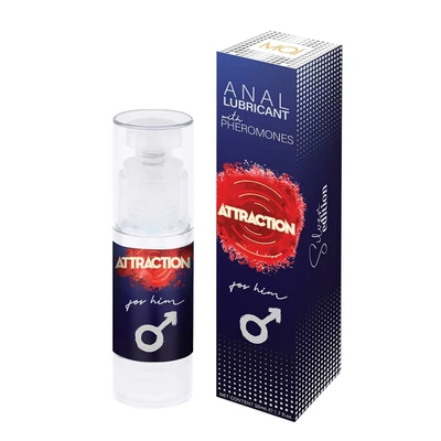 Attraction Anal Lubricant With Pheromones For Him 50 Ml - Analny lubrykant z feromonami dla Niego