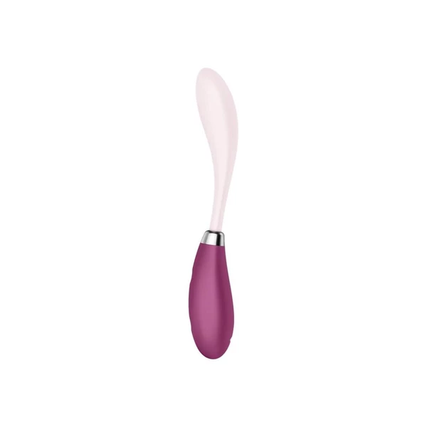 Satisfyer g-spot flex 3 (red) - Wibrator do punktu G elastyczny, Czerwony