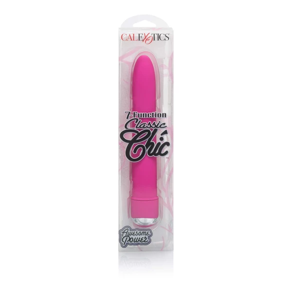 CalExotics 7 Function Classic Chic Pink - Wibrator klasyczny, Różowy