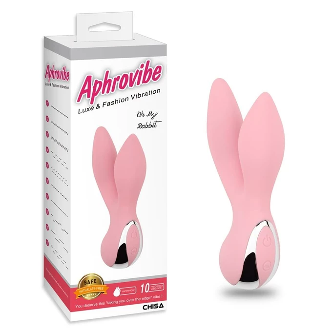 Aphrovibe Light Pink Oh My Rabbit - Wibrator króliczek
