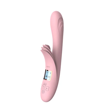 Boss Series lilo usb -pink - Wibrator króliczek z podgrzewaniem