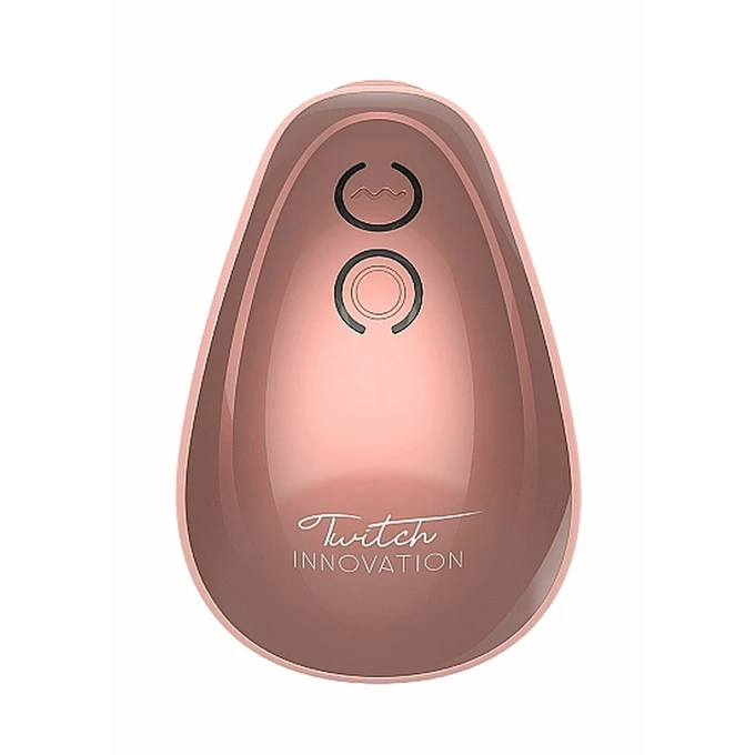 Innovation twitch hands - free suction &amp; vibration toy - rose - Wibrator łechtaczkowy, Różowy