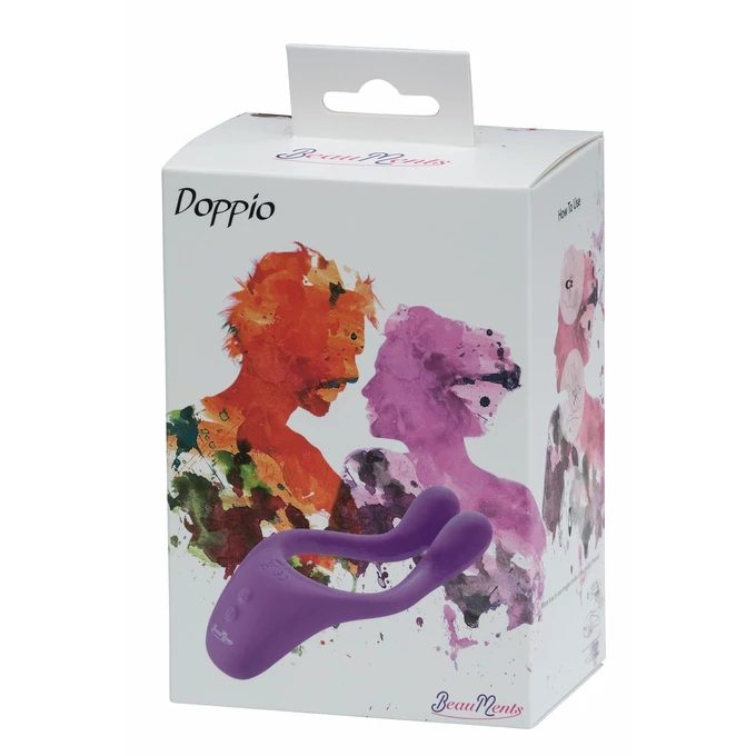 BeauMents doppio purple - Wibrator dla par wielofunkcyjny, Fioletowy