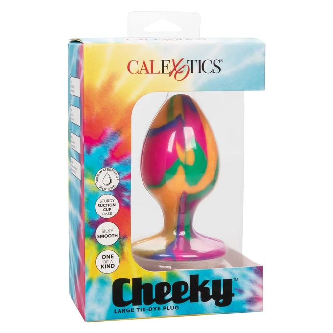 CalExotics Cheeky Large Tie Dye Plug Multicolor - Korek analny