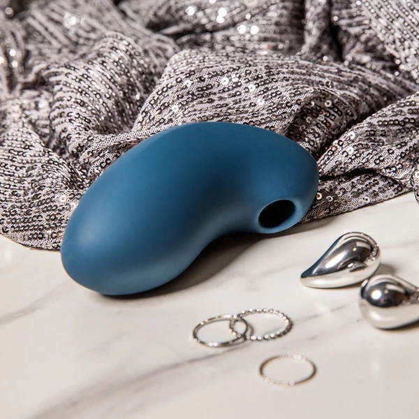 Satisfyer vulva lover 2 blue - Wibrator łechtaczkowy z stymulacją soniczną, Niebieski