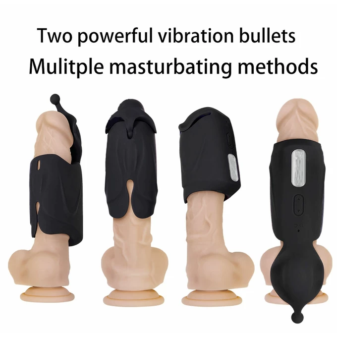 Boss Series male penis masturbator - Masturbator wibrujący