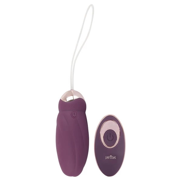 JAVIDA rc rotating love ball - Wibrator kulka z opcją rotacji + pilot