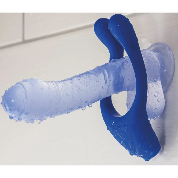 BeauMents doppio blue - Wibrator dla par wielofunkcyjny, Niebieski