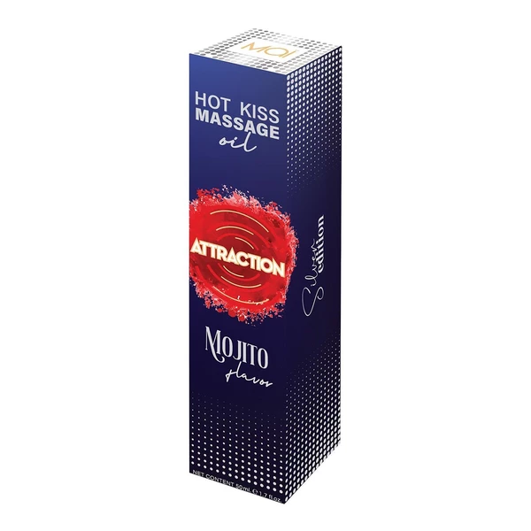 Attraction Massage Oil Mojito Balm 50 Ml - Olejek do masażu o smaku mohito