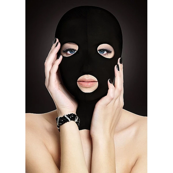 Ouch! Subversion Mask Black - Maska BDSM