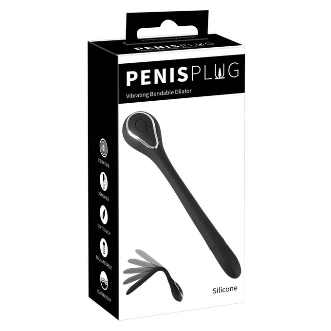 Penisplug Vibrating Bendible D - Dilator do penisa