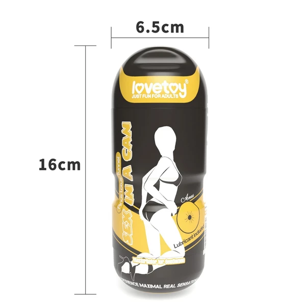 Lovetoy Sex In A Can Anus Stamina Tunnel Vibrating - Masturbator wibrujący