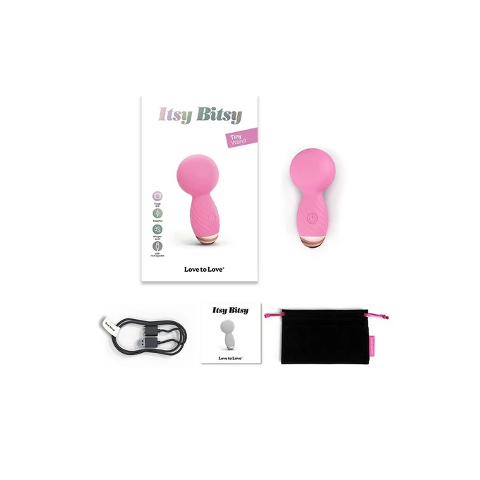 Love to Love Itsy Bitsy Pink Passion - Wibrator wand