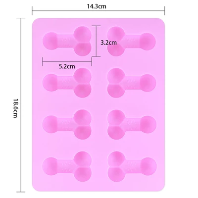 Lovetoy Pecker Chocolate/Ice Tray - forma do kostek lodu lub czekolady