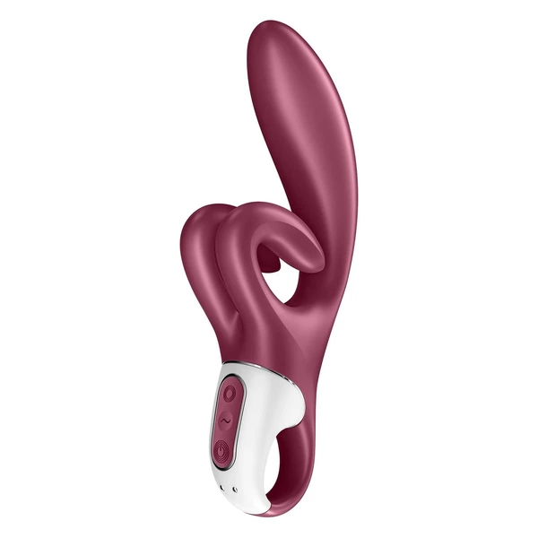 Satisfyer Touch Me Red - Wibrator króliczek elastyczny, Czerwony