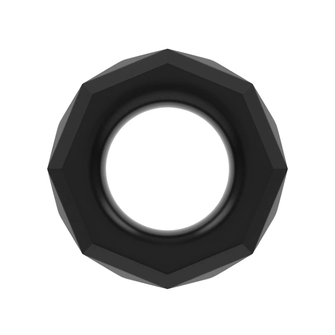 Lovetoy Power Plus Cockring Black 4 - Elastyczny pierścień erekcyjny